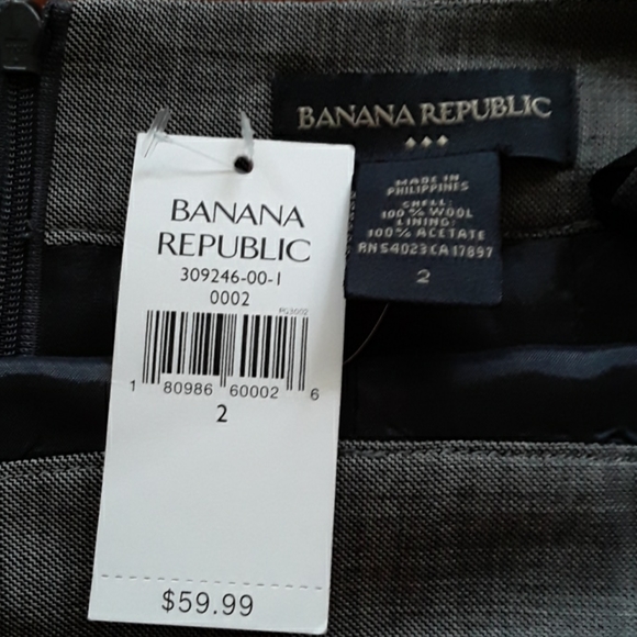 Vintage Banana republic Wool peplum skirt - Picture 2 of 4